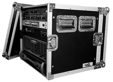 10U amp rack case